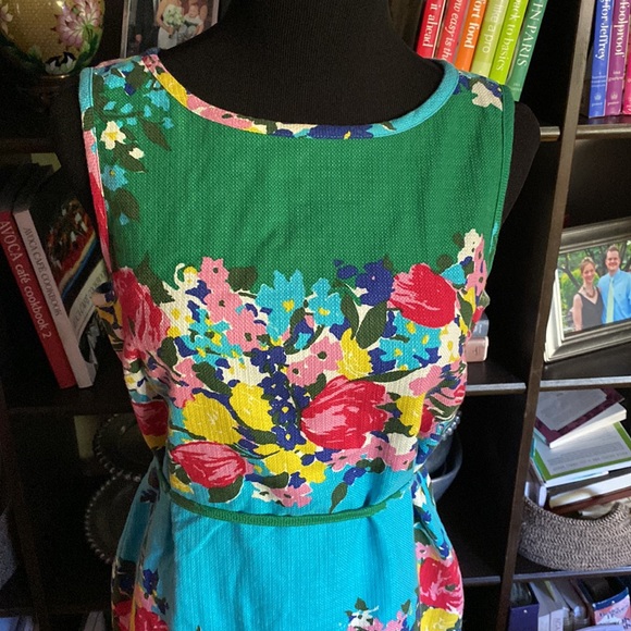Talbots Sleeveless Floral Dress - Picture 3 of 9
